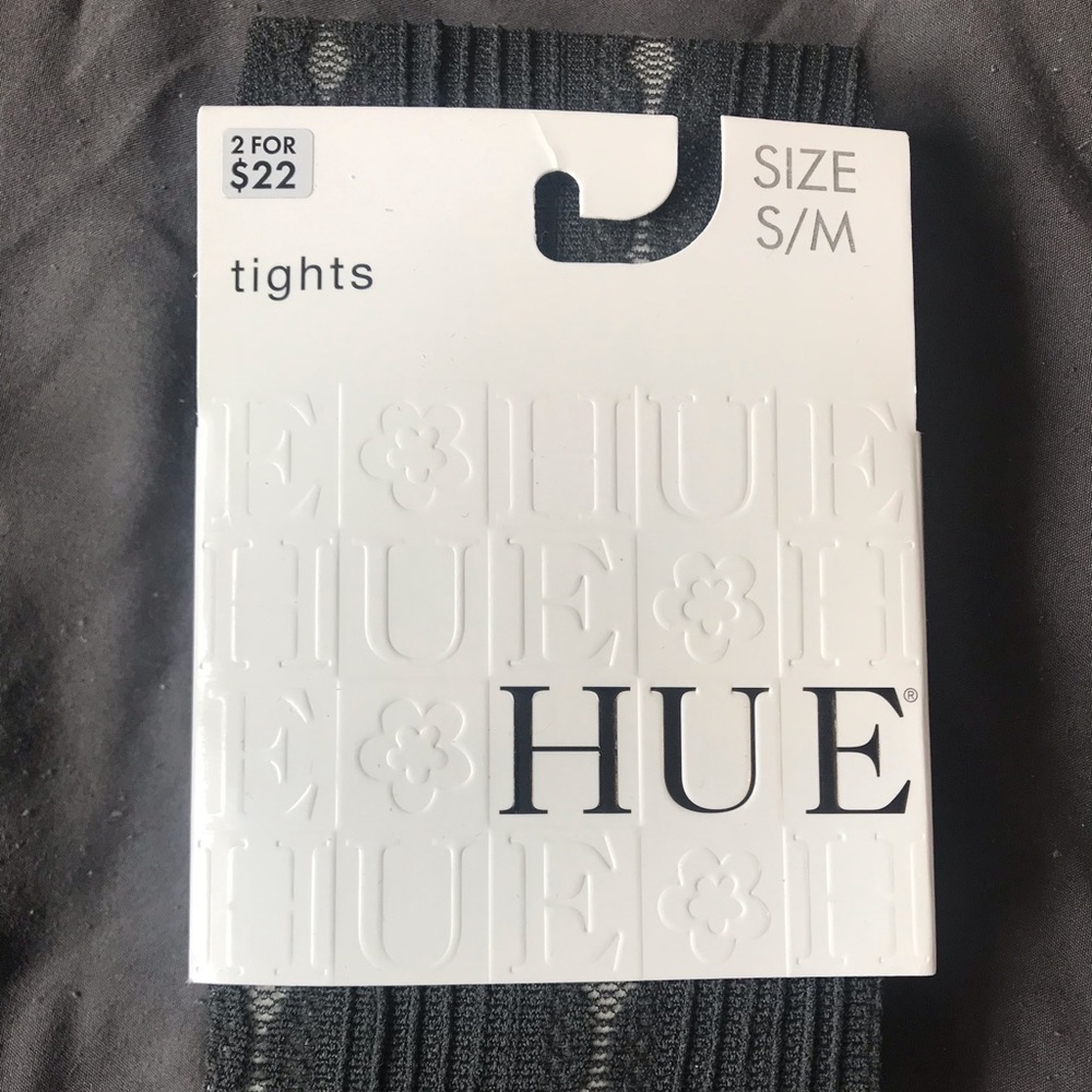 BNIP HUE Grey Tights Size S/M